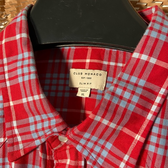 CLUB MONACO | Plaid western shirt - Picture 2 of 4